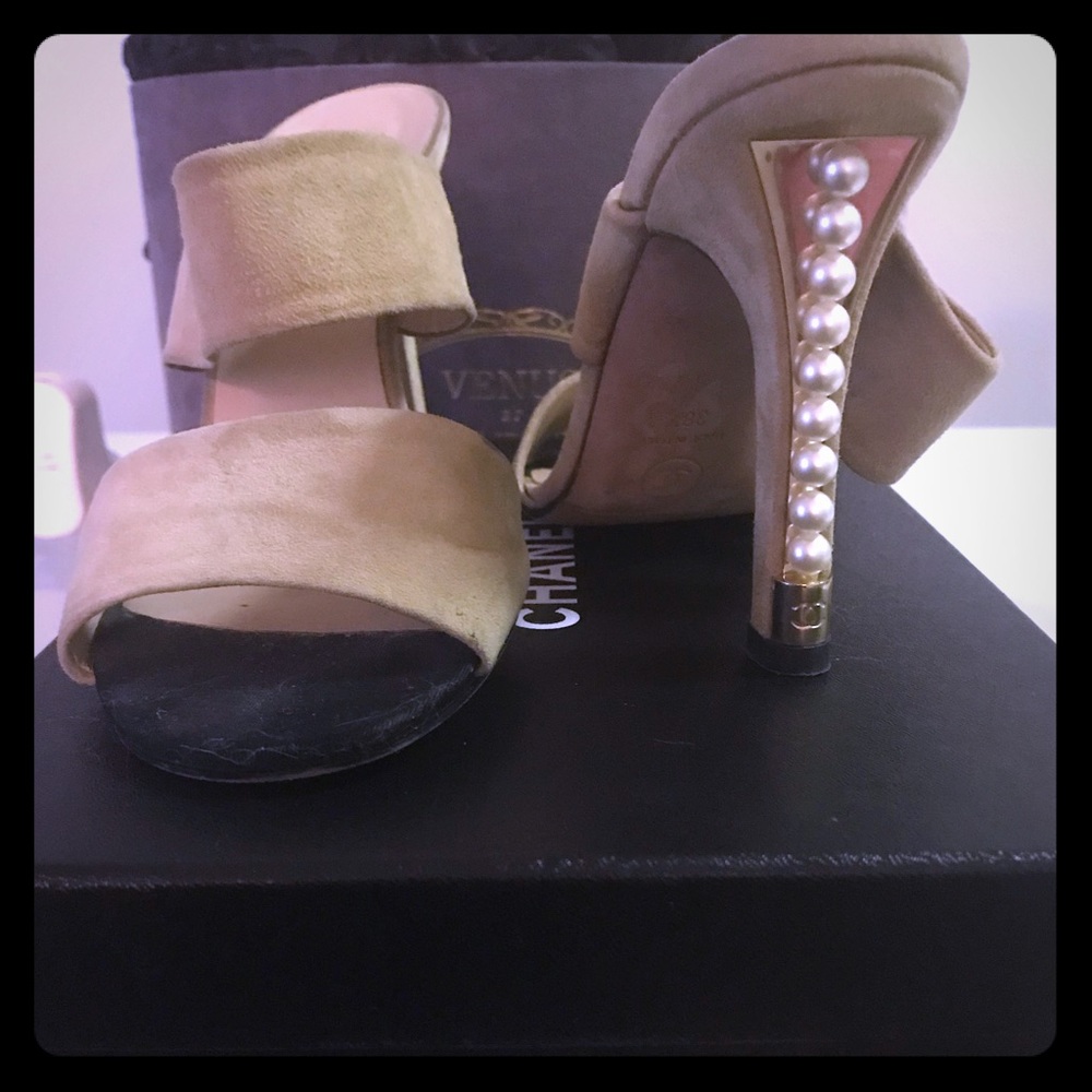 Authentic Chanel mules